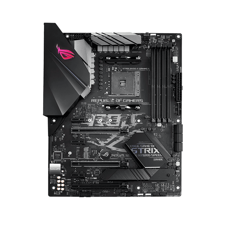 ASUS ROG Strix B450‑F Gaming ATX Motherboard – AM4, DDR4, Aura RGB