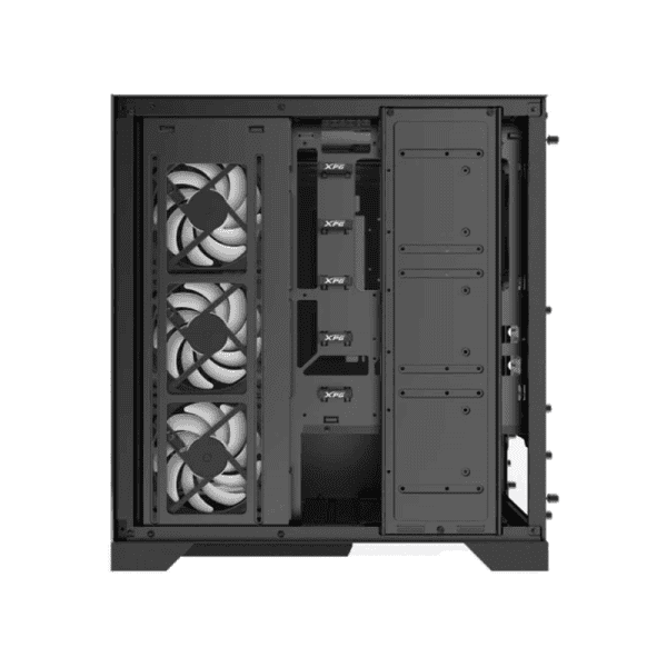 XPG Invader X Mid-Tower ATX Gaming Case – Black/White - Image 3