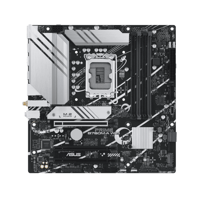 ASUS PRIME B760M-A (WIFI) Intel 12th/13th/14th Motherboard - Image 6