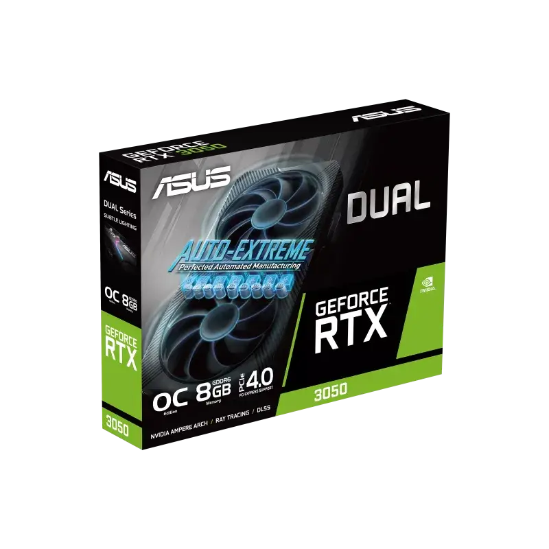 ASUS Dual GeForce RTX 3050 V2 OC Edition 8GB GDDR6
