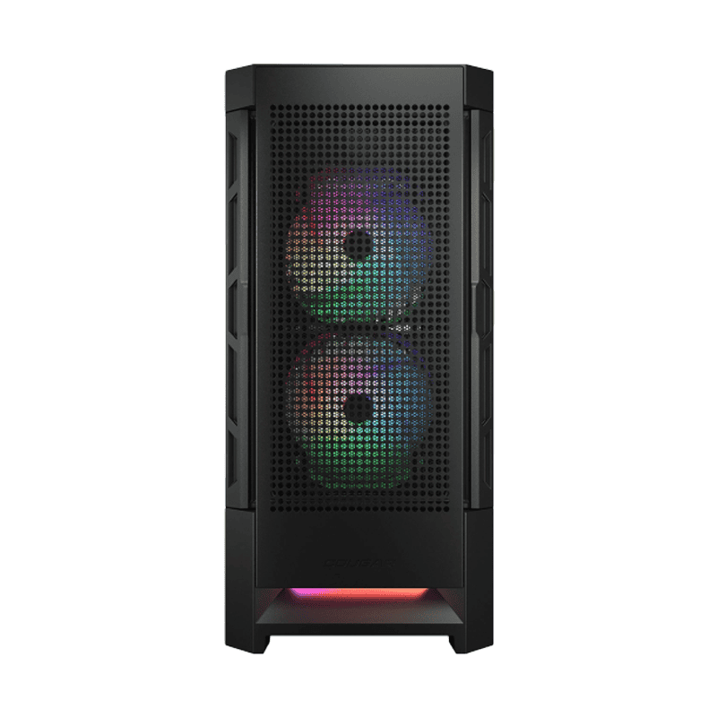 COUGAR Duoface RGB Mid Tower Gaming Case – E-ATX Support, ARGB Fans, Dual Front Panels