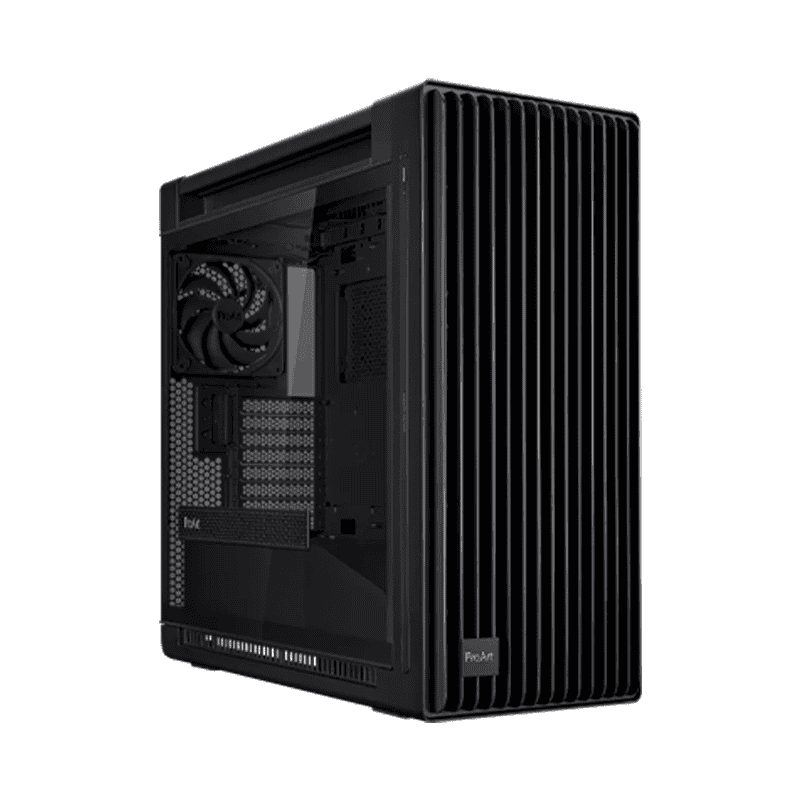 ASUS ProArt PA602 E-ATX Mid Tower Case – 2x 200mm Front Fans, 420mm Radiator Support, Tool-Free Designv
