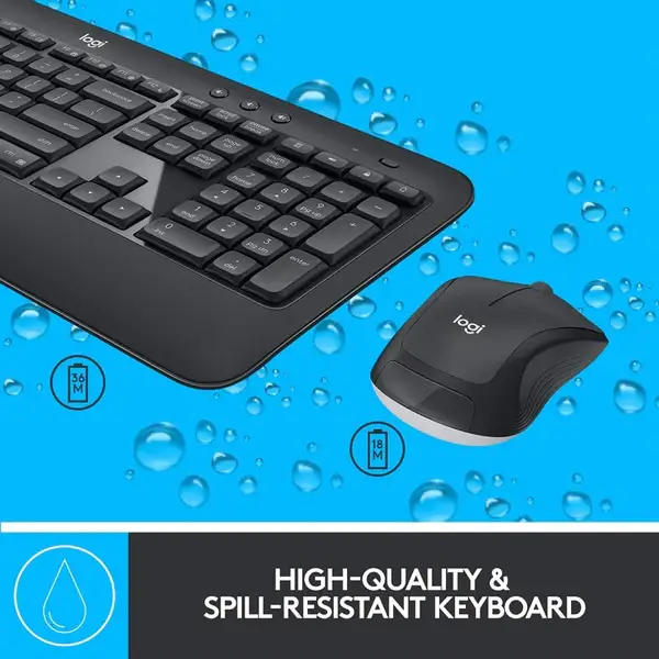 Logitech MK540 Wireless Keyboard & Mouse Combo - Image 5