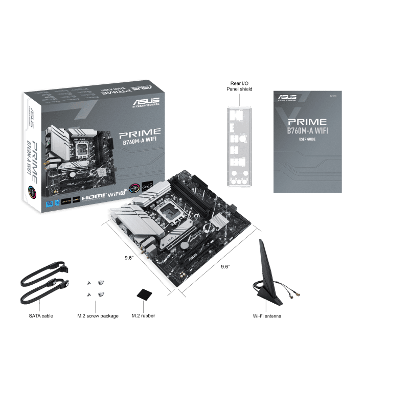 ASUS PRIME B760M-A (WIFI) Intel 12th/13th/14th Motherboard - Image 5