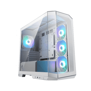 MSI MAG PANO M100R PZ White | 270‑Degree Panoramic Micro‑ATX Gaming Case – Pakistan