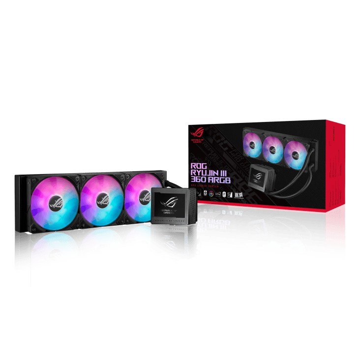 ASUS ROG Ryujin III 360 ARGB AIO Water Cooler – 3.5″ LCD, ARGB Fans - Image 7
