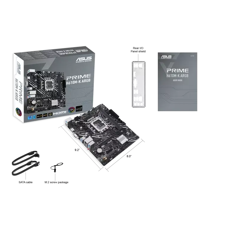 Asus Prime H610M-K ARGB DDR5 mATX Motherboard – Aura Sync - Image 7