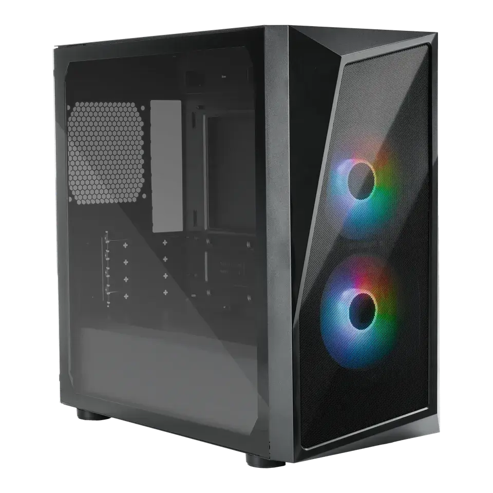 Cooler Master CMP 320 Mini‑Tower ARGB Gaming Case – Black