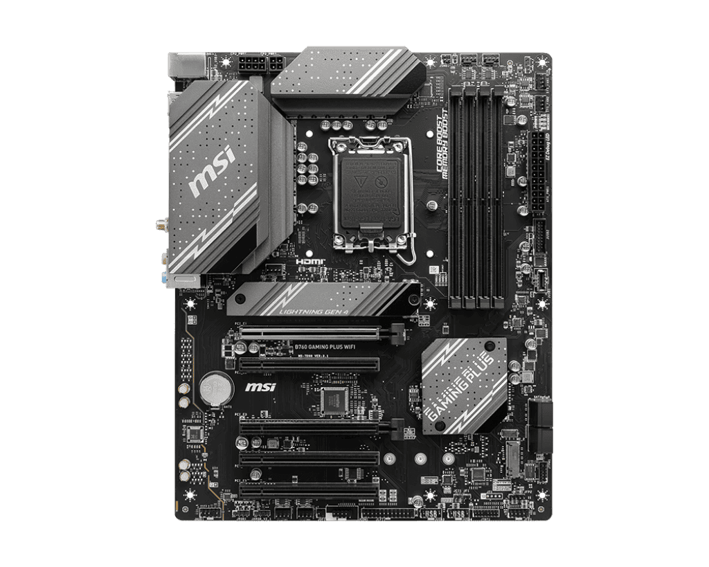 MSI B760 GAMING PLUS WIFI DDR5 ATX Motherboard