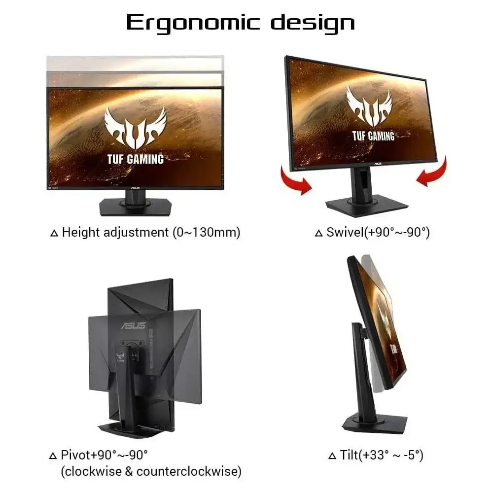 ASUS TUF VG279QM 27" 280Hz Fast IPS FHD G-SYNC Gaming Monitor - Image 2