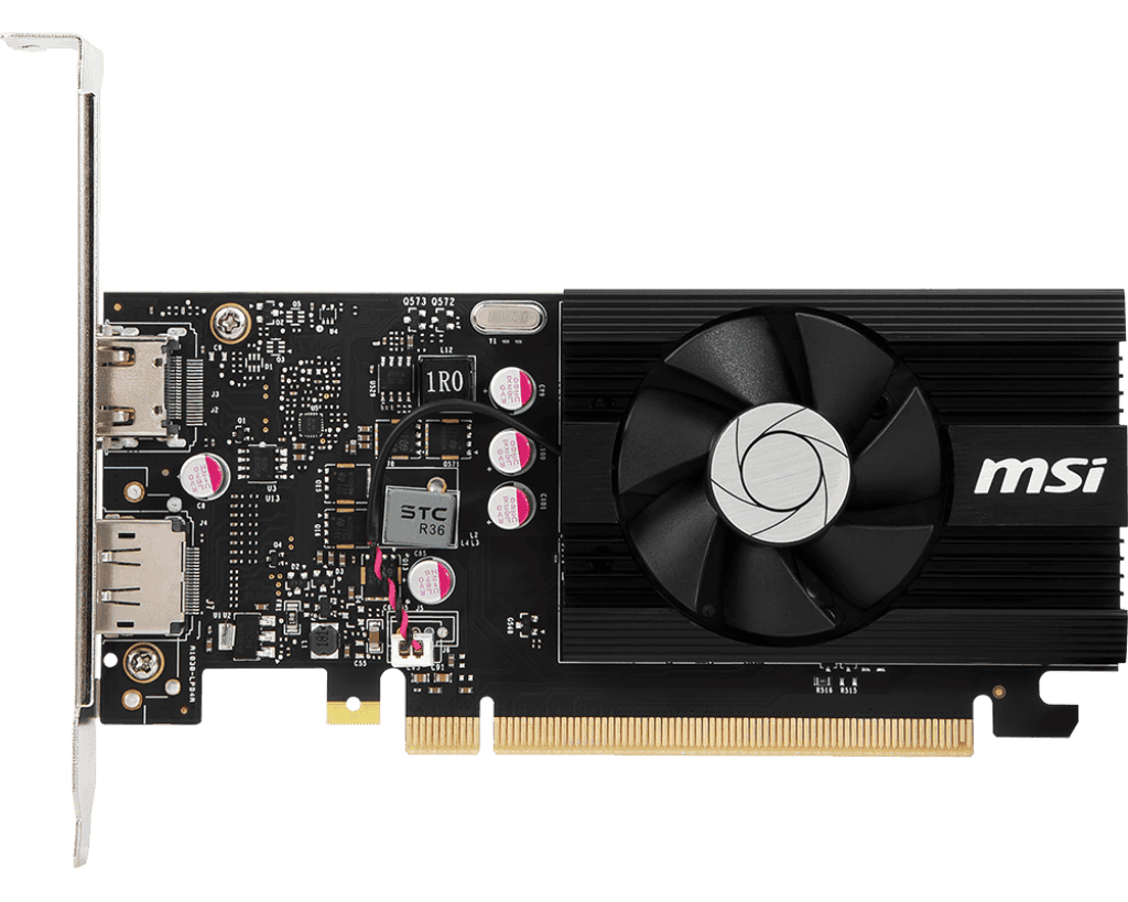 MSI GeForce GT 1030 4GD4 LP OC 4GB DDR4 Low Profile Graphics Card