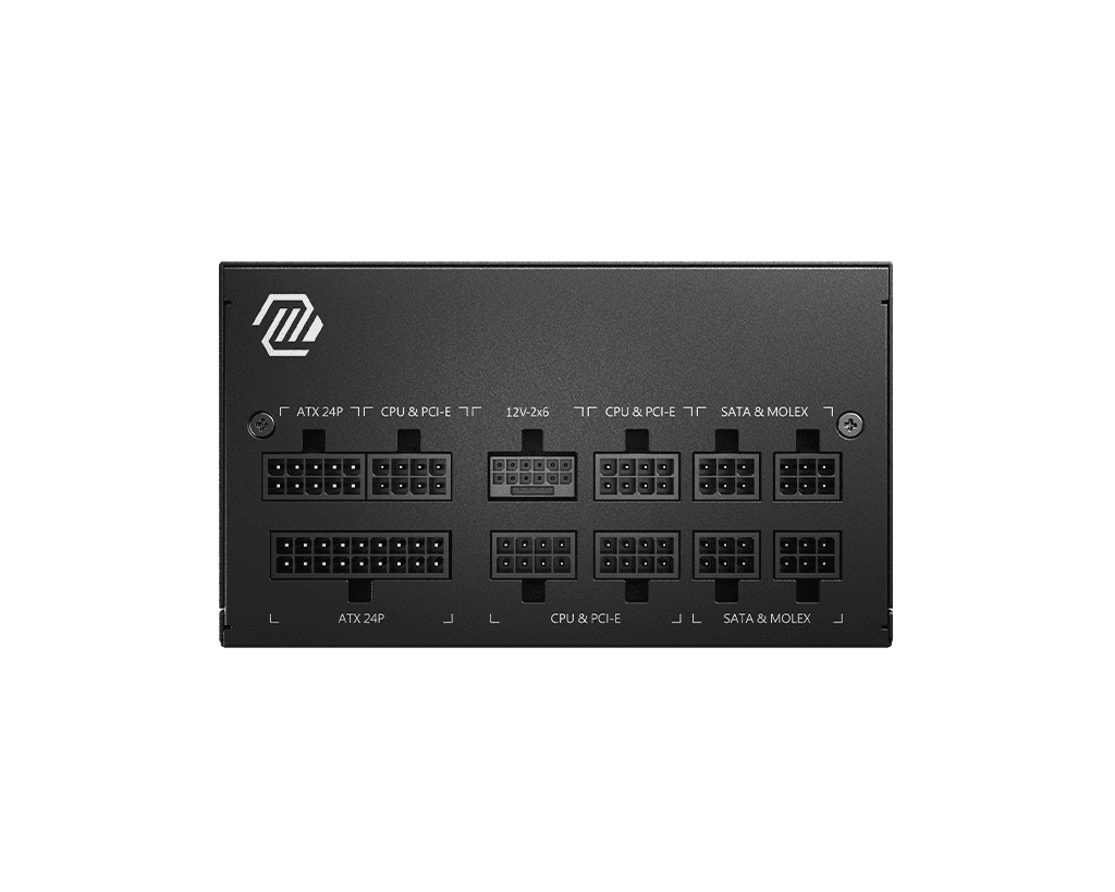MSI MAG A850GL PCIE5 850W 80 Plus Gold Fully Modular Power Supply - Image 2