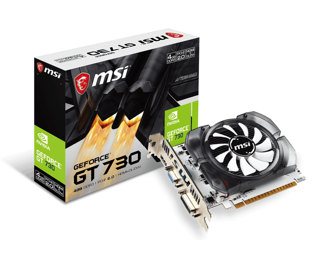 MSI GeForce GT 730 4GB DDR3 Graphics Card (N730-4GD3V2)