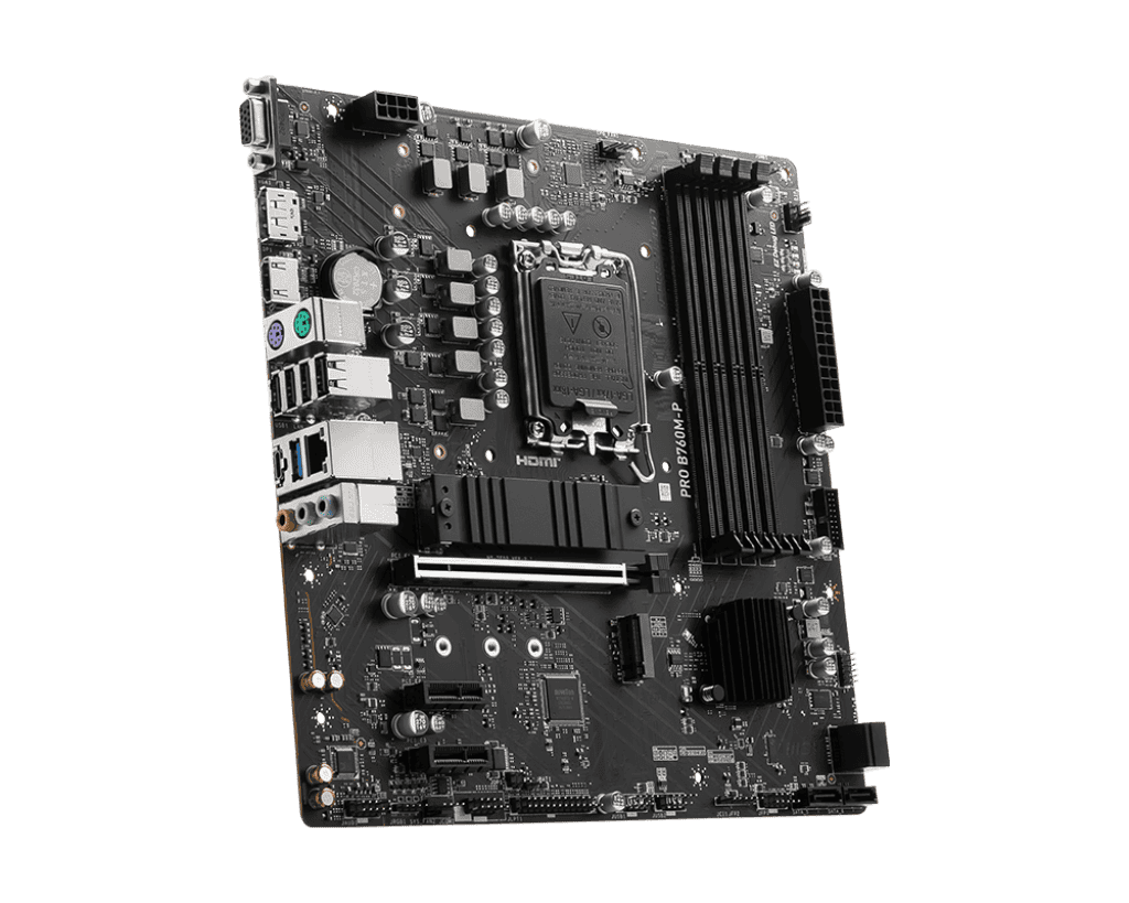 MSI PRO B760M‑P DDR5 mATX Intel B760 Motherboard (LGA 1700)