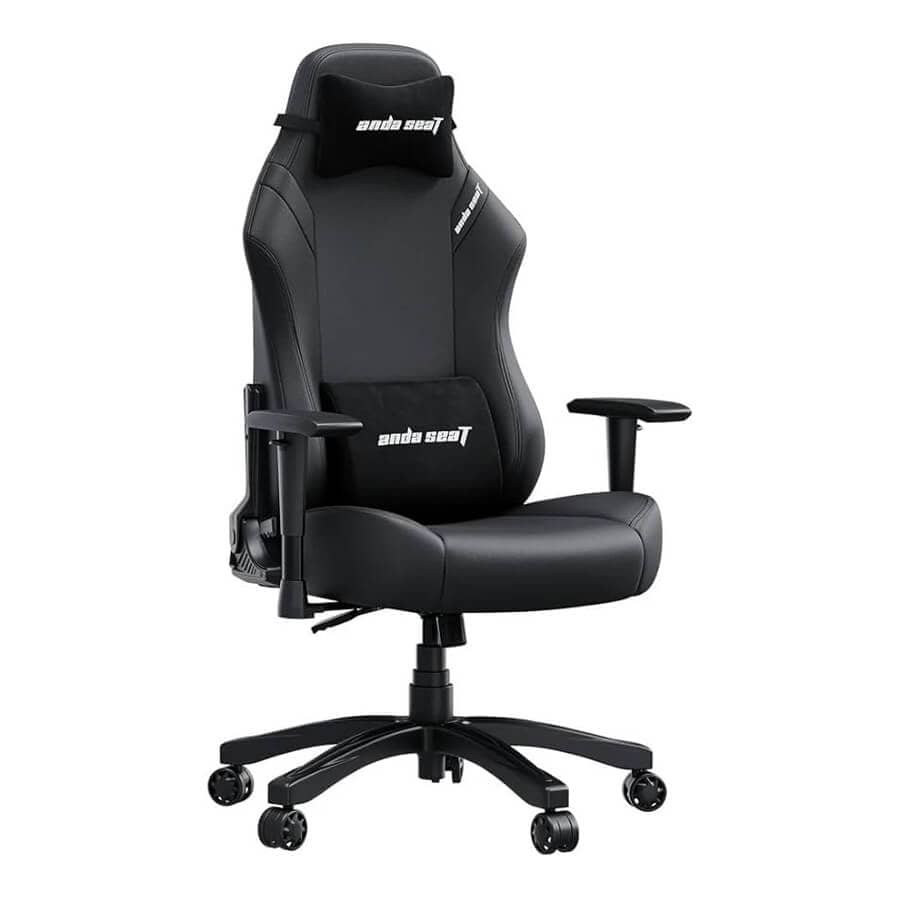 Anda Seat LUNA Series Black Gaming Chair – Ergonomic, PVC Leather, Recliner