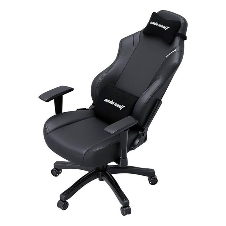 Anda Seat LUNA Series Black Gaming Chair – Ergonomic, PVC Leather, Recliner