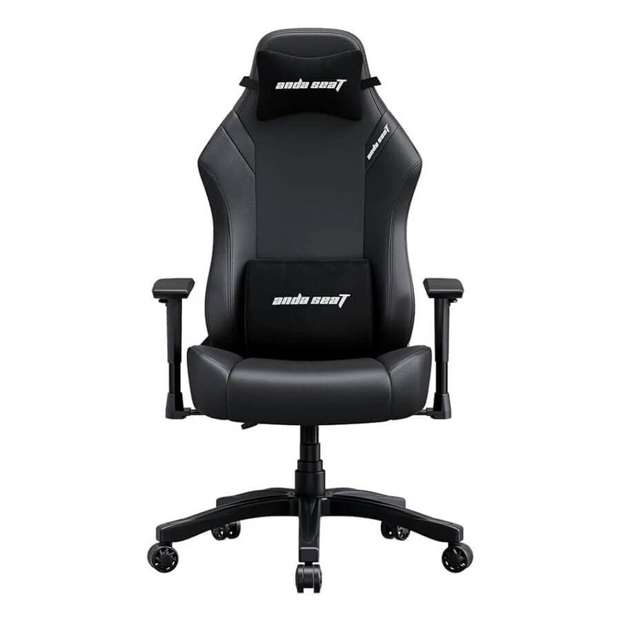 Anda Seat LUNA Series Black Gaming Chair – Ergonomic, PVC Leather, Recliner