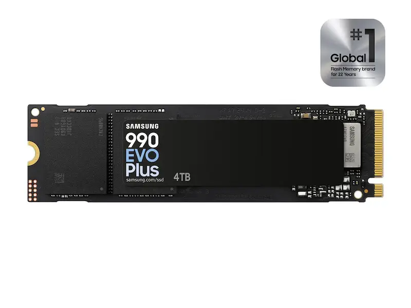 Samsung 990 EVO Plus 4TB NVMe M.2 PCIe Gen4/5 SSD