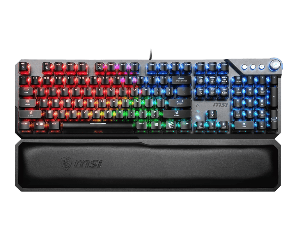MSI VIGOR GK71 SONIC Red Switch Gaming Keyboard with Per-Key RGB & Wrist Rest