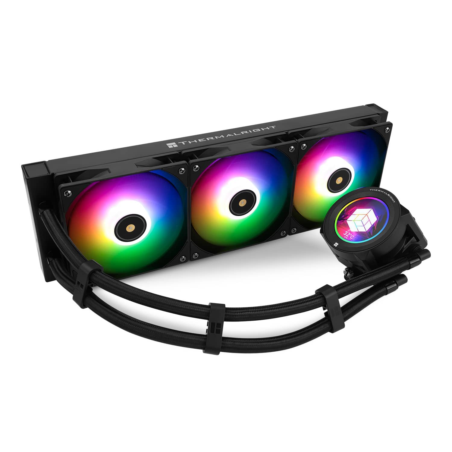 Thermalright Core Vision 360 Black/White ARGB Liquid CPU Cooler