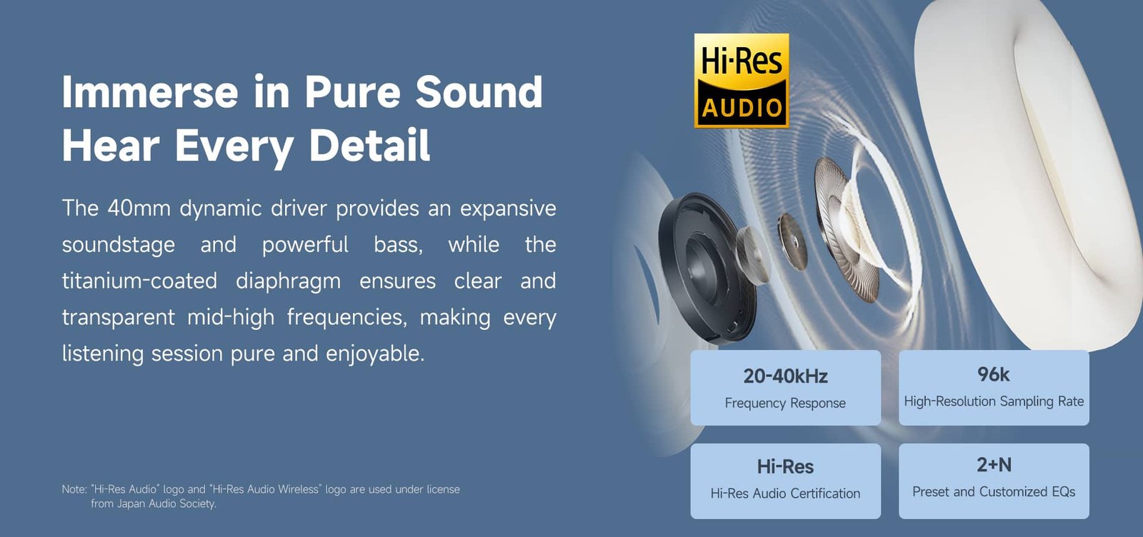 Edifier W800BT Pro Wireless Headphones with Hybrid ANC & 45H Battery Life