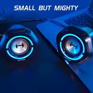 Edifier G1000 2.0 Gaming Speakers with Bluetooth 5.3, RGB Lighting & Wired Control – 10W Peak Power