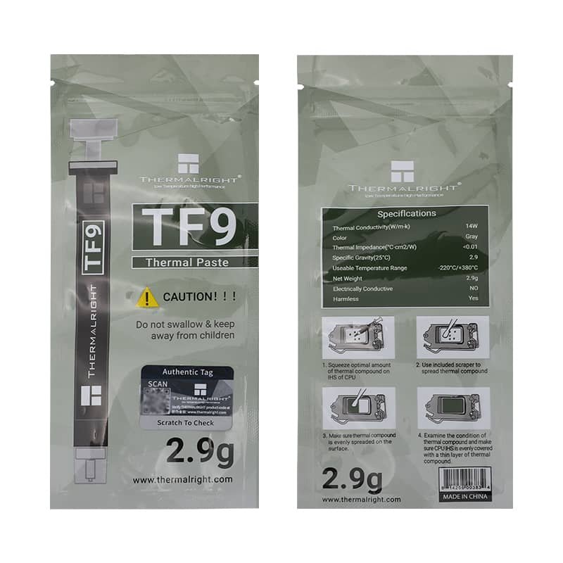 Thermalright TF9 2.9g High Performance Thermal Paste
