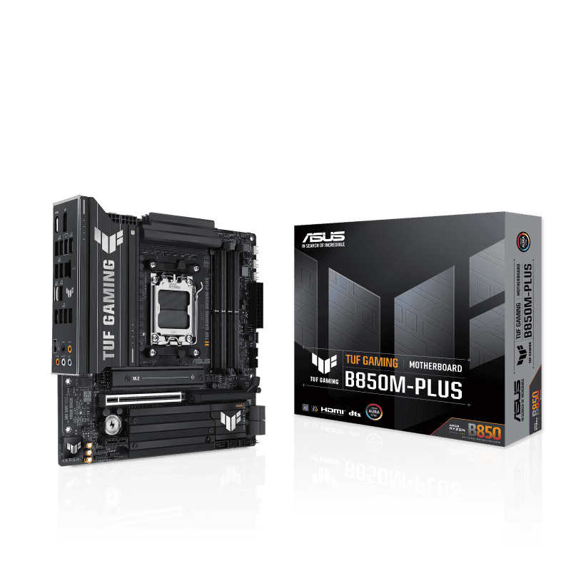 ASUS TUF GAMING B850M-PLUS DDR5 micro-ATX Motherboard – AMD B850 Chipset