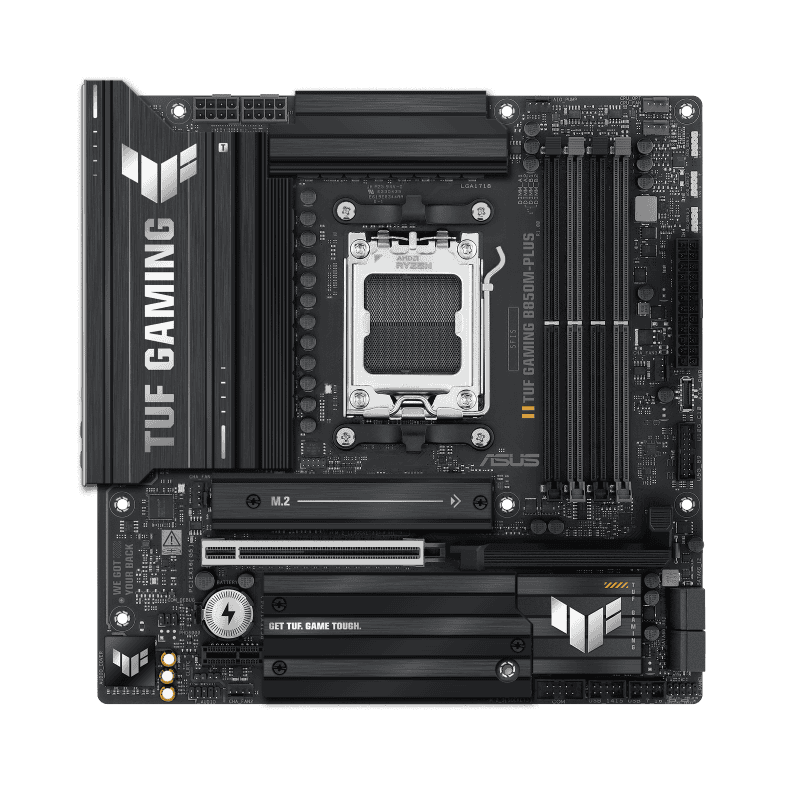 ASUS TUF GAMING B850M-PLUS DDR5 micro-ATX Motherboard – AMD B850 Chipset