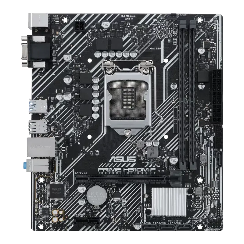 ASUS PRIME H510M-F D4 Micro-ATX Motherboard – Intel LGA1200 Socket | DDR4 RAM Support | PCIe 4.0