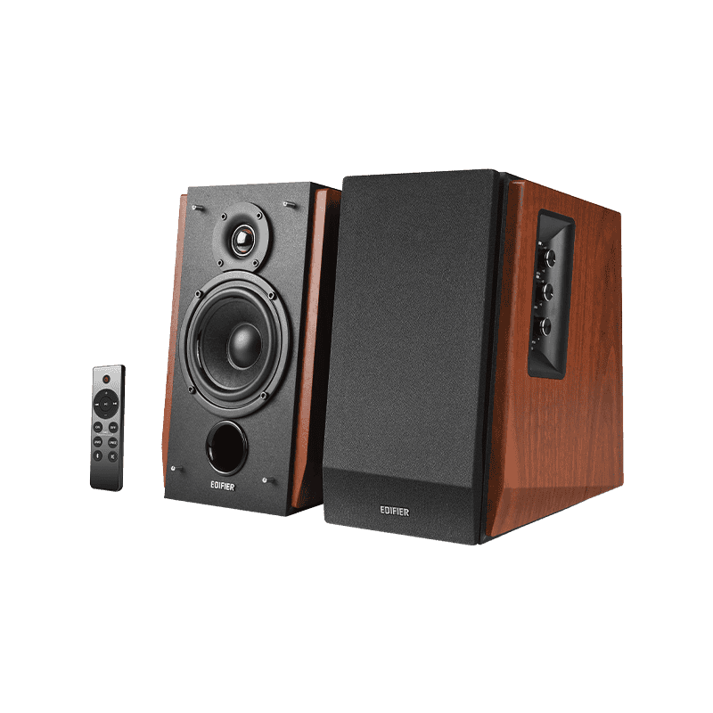 EDIFIER R1700BTs Bluetooth Bookshelf Speakers 66W RMS – Premium Wooden 2.0 Speakers