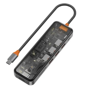 WiWU Cyber Hub CB007 7-in-1 USB-C Hub Space Gray