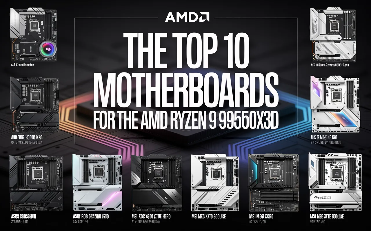 The Top 10 Motherboards for the AMD Ryzen 9 9950X3D