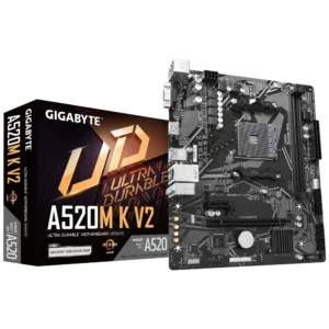 GIGABYTE A520M-K DDR4 Micro-ATX Motherboard