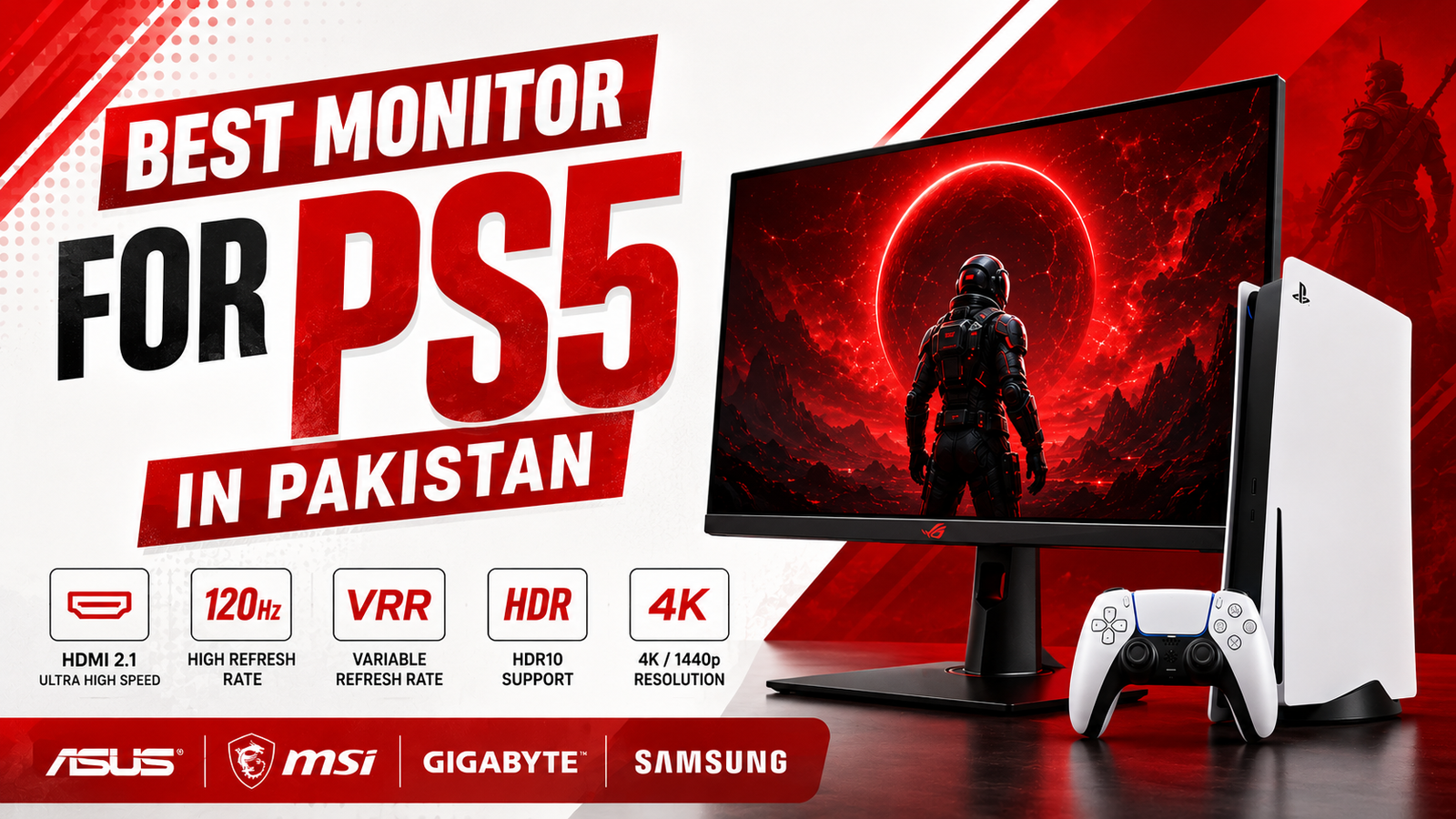 Best monitors for ps5 in pakistan