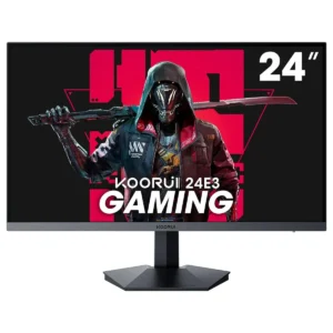 Buy KOORUI 24E3 24-inch IPS FHD 165Hz gaming monitor with 1ms response, 99% sRGB, Adaptive Sync, HDMI and DisplayPort in Pakistan.