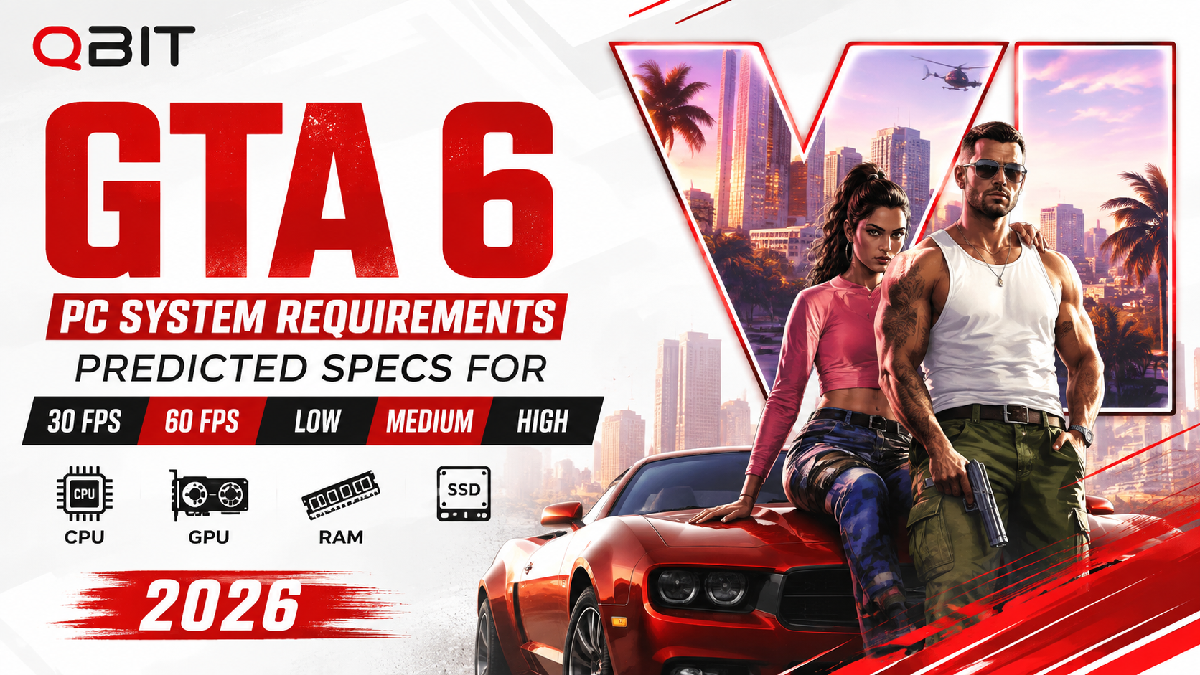 GTA 6 PC System Requirements: Predicted Specs for 30 FPS, 60 FPS, Low, Medium & High Settings (2026)